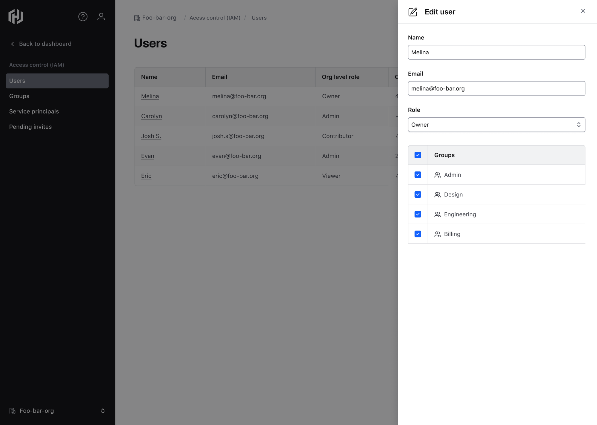 Form within a Flyout